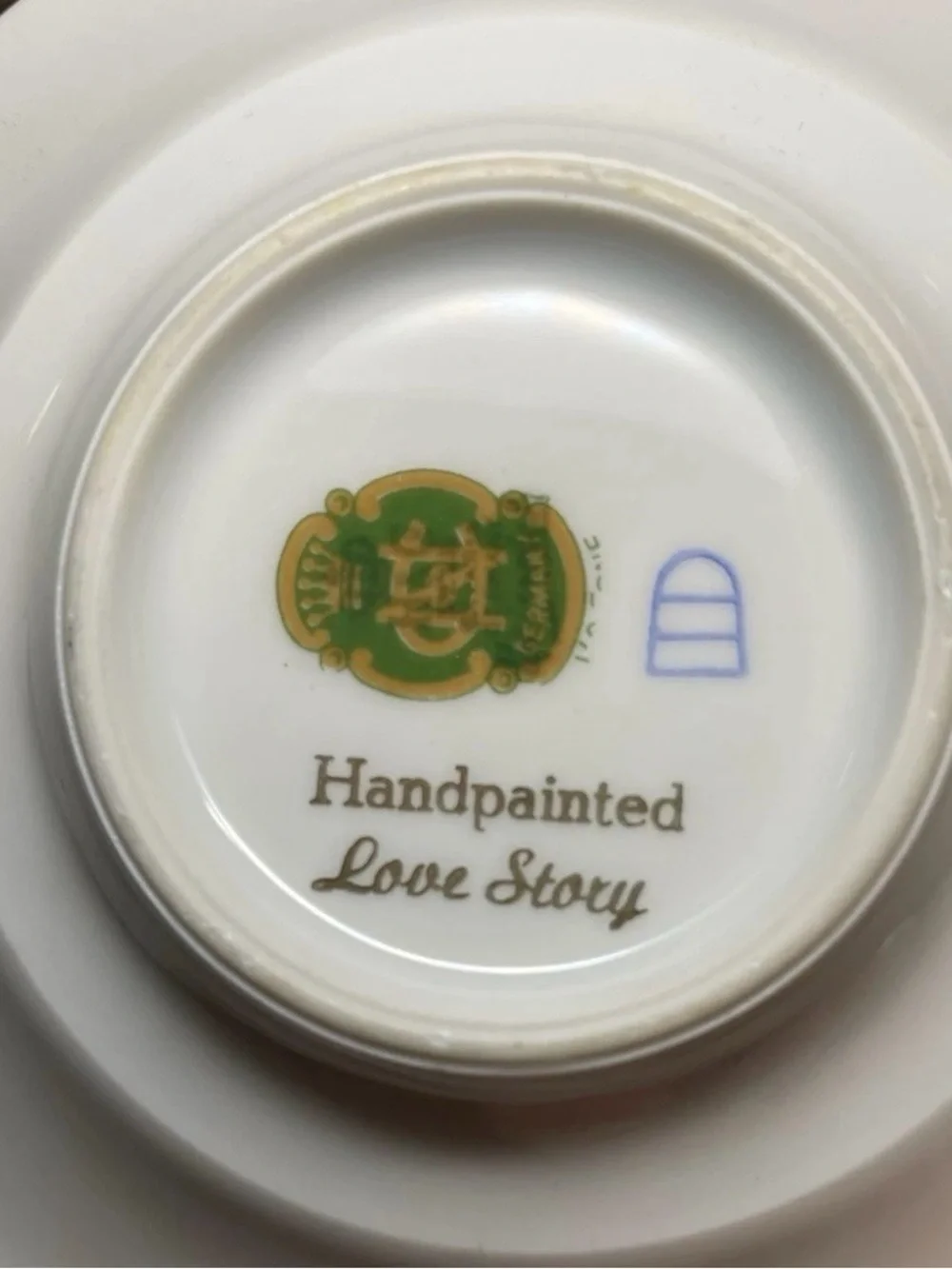 Love Story Decorative Porcelain German small dish 1940’s
